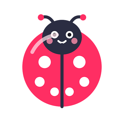 Debuggy Cute Ladybug Logo